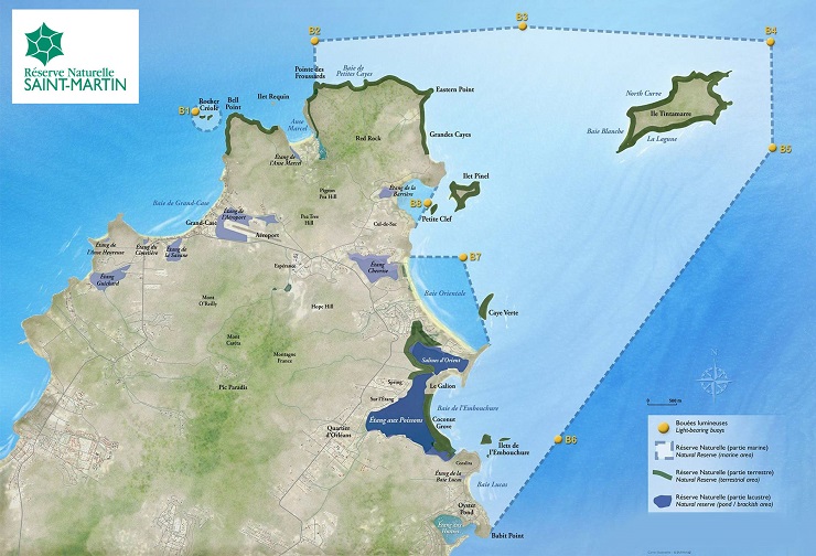MAP natural reserve of Saint-Martin